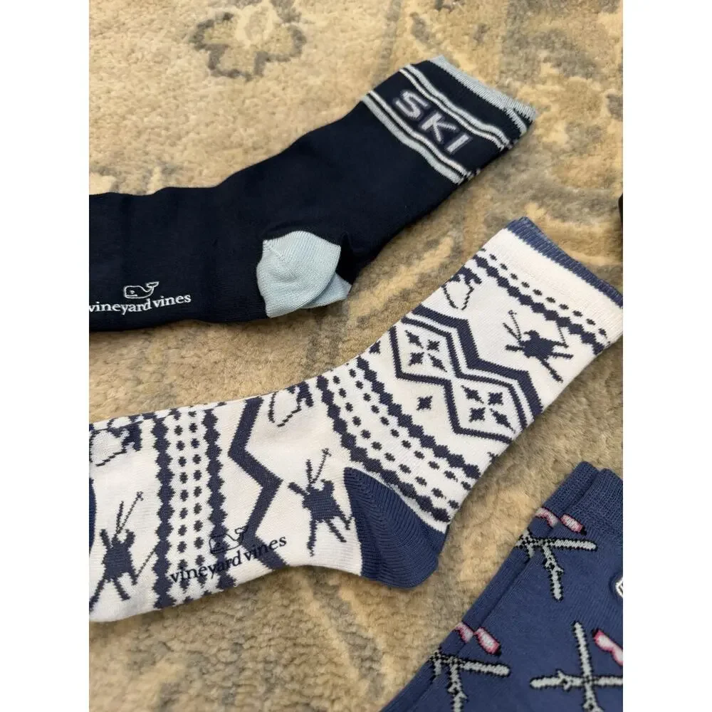 Vineyard Vines Boys Winter Themed Sock Gift Sets (2 Sets 6 Pairs) $56 NIB NEW